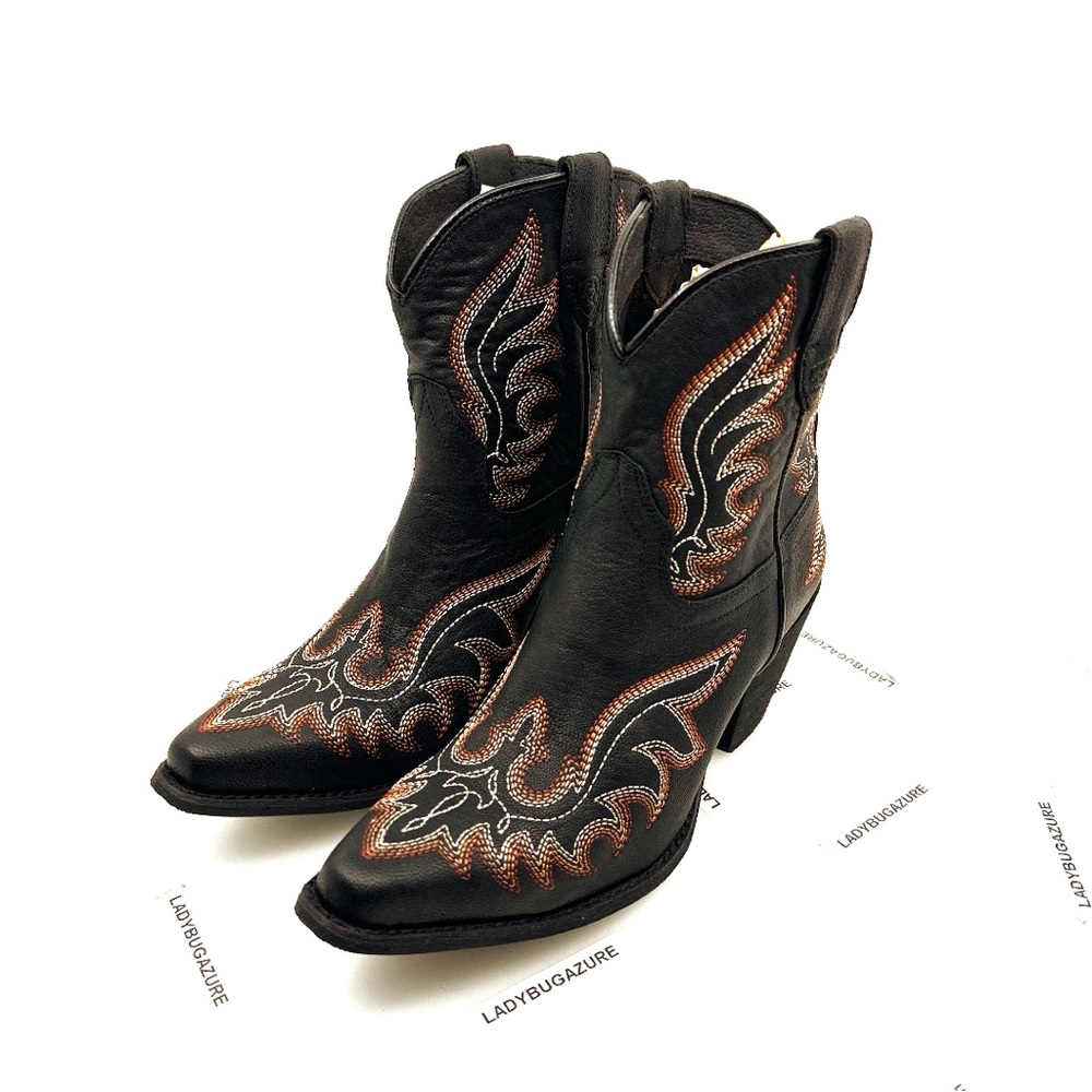 🔥 NWOB ARIAT Chandler LXE Spade Women’s SnipToe Black Boots Size 7